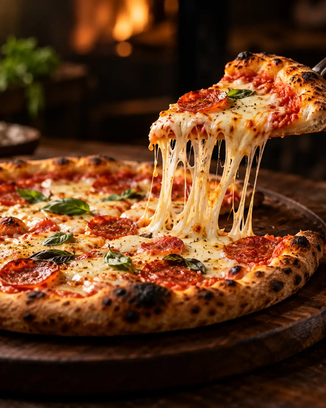 Pizza, tarjoiluehdotus